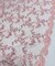 Pink Sequin Embroidered Lace Fabric by the Yard, 54" Wide Floral Mesh Lace with Double Scalloped Edges